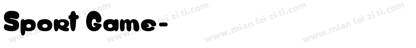 Sport Game字体转换
